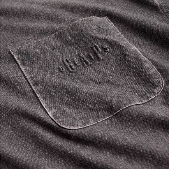 Gap × BÉIS Knit Denim Pocket T-Shirt Size S/M - Picture 5 of 13